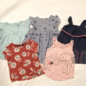 Girls 2T Summer Shirt Bundle